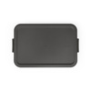 Płaski lunchbox Brabantia Make & Take 1,1 l, Dark Grey