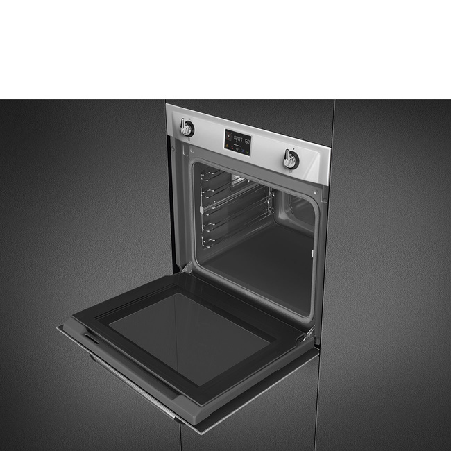 Smeg - Piekarnik, 60 cm, Victoria, inox Victoria Sop6902S2Px Stal nierdzewna.