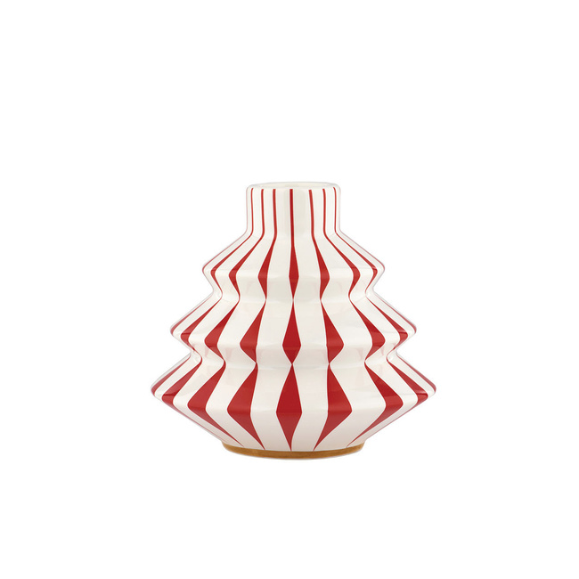 Porcelanowy świecznik, ręcznie zdobiony kalkomaniami Delight - Alessi