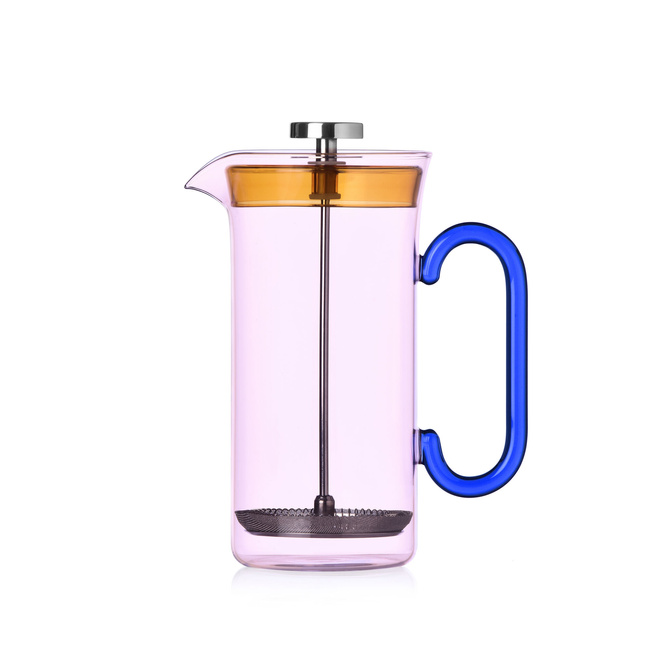zaparzacze french press do parzenia kawy 900 ml big yellow pink blue - Ichendorf Milano