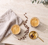 Filiżanki do espresso 120 ml ze złotym rantem Geo Gold - Vialli Design