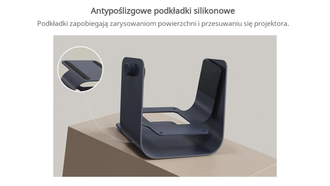 Wanbo Mozart Series Gimbal Stand Biały | Stojak na projektor | WBBA04
