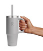 Kubek termiczny Hydro Flask Travel Tumbler 24 oz (710 ml) z uchwytem i słomką, Birch