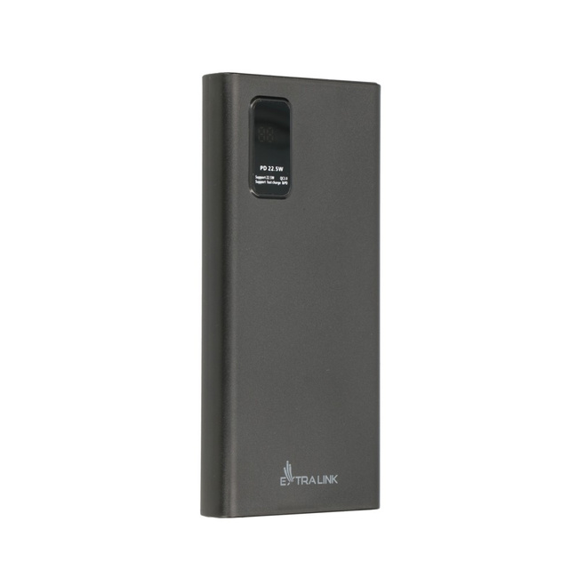 EXTRALINK Powerbank EPB-067B 10000mAh Czarny USB-C Fast Charging ładowarka mobilna