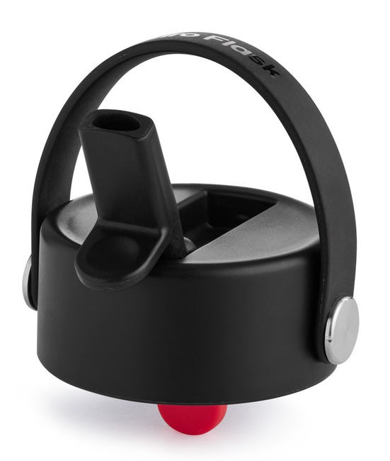 Butelka 32oz Wide mouth Flex straw cap Black - Hydro flask