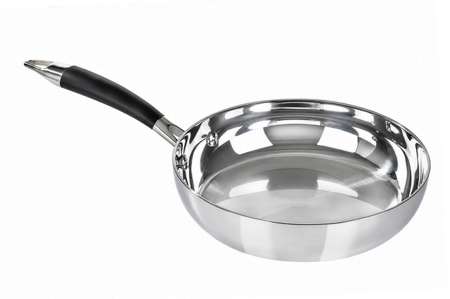 Shiori - Stainless Steel 304 Pro patelnia bez powłoki indukcja 24 cm