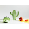 Szklane pudełka z pokrywką Green Cactus Pink Flower - Ichendorf Milano