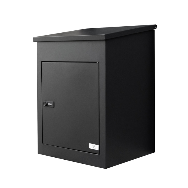 EXTRALINK LockStar Skrzynka na Paczki Stalowa 44x34x55 cm Solidna Zabezpieczająca