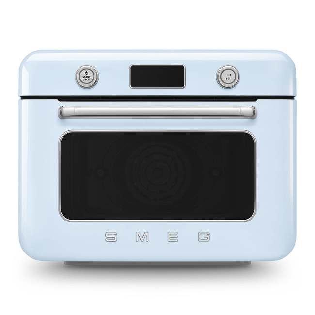 Smeg - Piekarnik nablatowy z funkcją pary COF01PBEU 50's Style - Biały