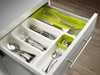 Organizer na sztućce Joseph Joseph DrawerStore, rozsuwany 28,3 do 48 cm, szary