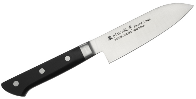 Satake Satoru Nóż Uniwersalny Santoku 13,5cm - Satake