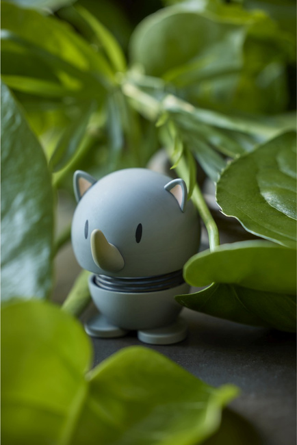Figurka Hoptimist Soft Rhino S Grey, szary nosorożec