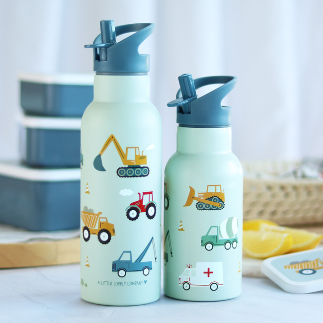 Butelka ze słomką dla dzieci termiczna Vehicles 0,5 l