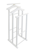 Arredamenti Maxi Stojak na koszule i garnitur - 102 x 35 cm, Biały