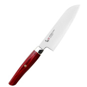 Nóż Ko-Santoku Mcusta Zanmai Red Revolution 15 cm, stal SPG2