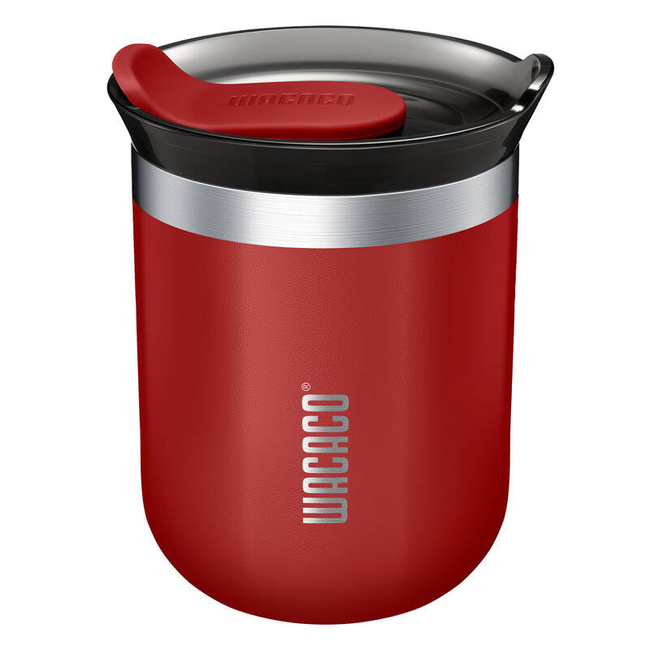 Kubek do kawy WACACO Octaroma Classico 400 ml czerwony