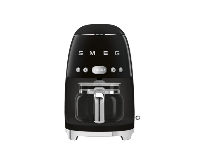 Smeg - Ekspres Przelewowy, Czarny 50's Style Dcf02bleu Czarny