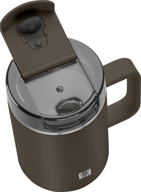 Thermo Plus Kubek termiczny z uchwytem - 380ml, brązowy - Zwilling
