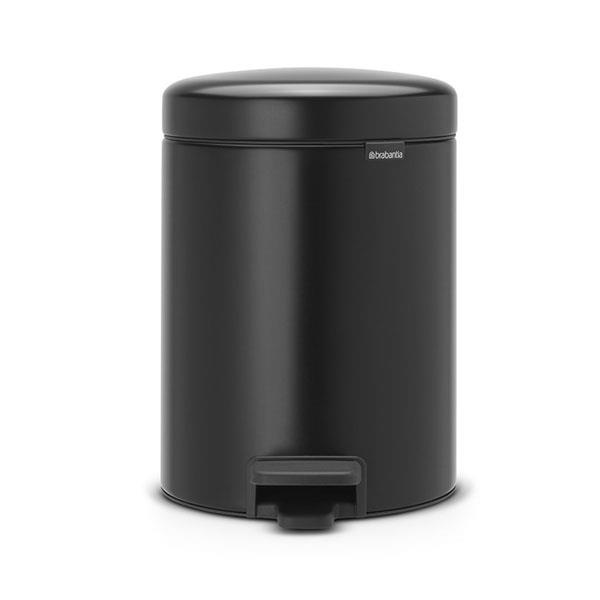 Kosz na śmieci pedałowy Newicon 5l mat black - Brabantia