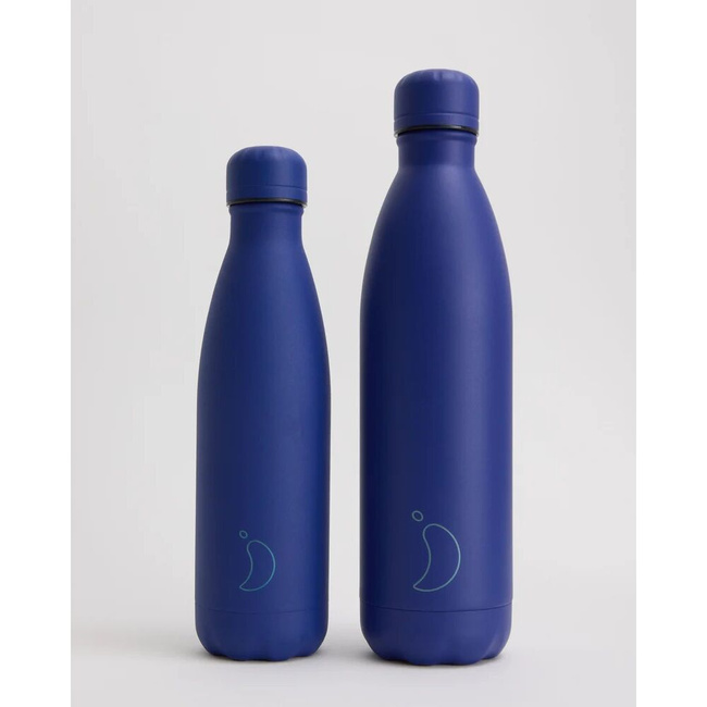 Butelka termiczna Chillys | 750ml | Granatowa matte - Chillys bottles
