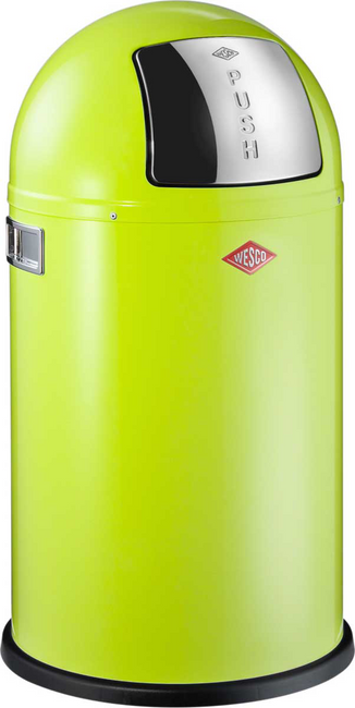 Kosz na śmieci Zielony 22l Pushboy Junior - Wesco