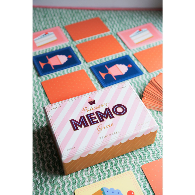 Gra pamięciowa Printworks Junior Patisserie, memo z ilustracjami deserów