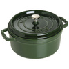 Staub La Cocotte Garnek Żeliwny Okrągły 5.2 Ltr, Zielony