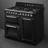 Smeg - Kuchnia wolnost, 100cm, Victoria, czarny Victoria TR103BL Czarny.