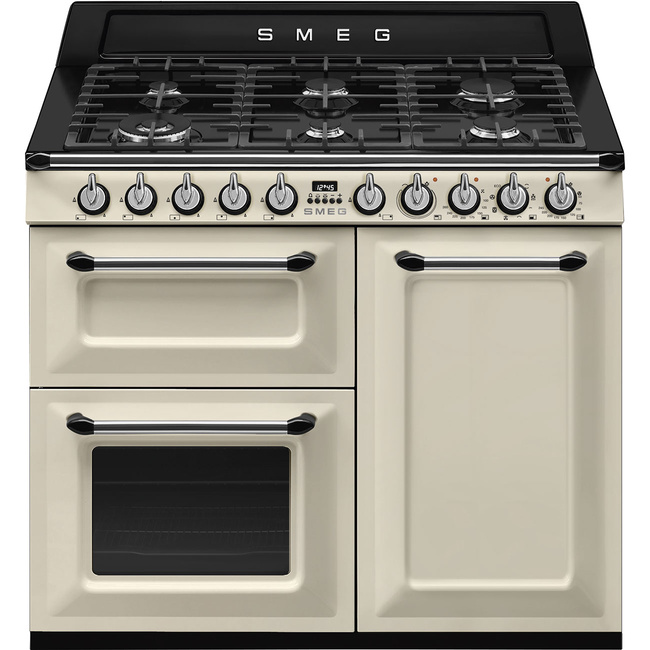 Smeg - Kuchnia Wolnost, 100cm, Victoria, Krem. Victoria TR103P Kremowy.
