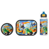 Mepal Lunch set Campus 3 el Hot Wheels lunchbox pudełko na owoce bidon 750 ml 400 ml
