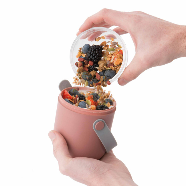 Leo Podwójny Pojemnik Obiadowy, Różowy - Berghoff