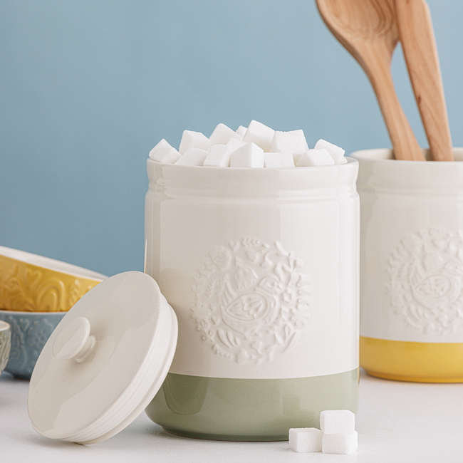 Pojemniki ceramiczne z pokrywką 1.5L Home TO Roost - Mason Cash