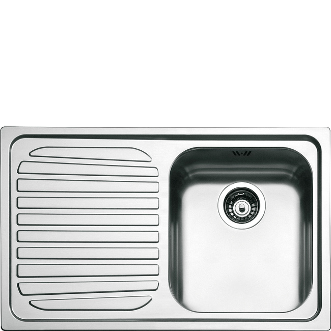 Smeg - Zlewozmywak Ze Stali Nierdzewnej Omni Sp791s-2 Stal Nierdzewna