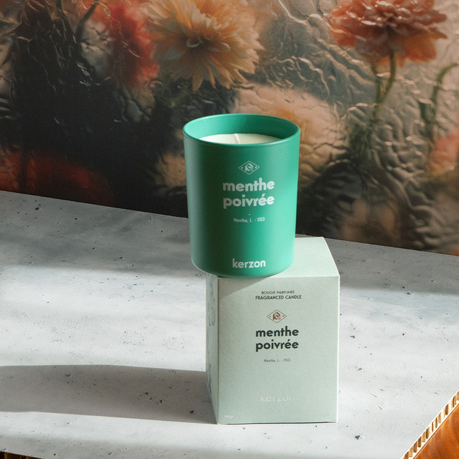 Świece zapachowe 190 g Menthe Poivrée - Kerzon