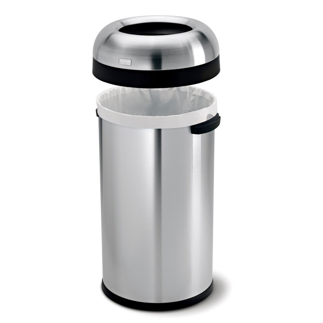 Kosz na śmieci 60 l - szczotkowana stal - Simplehuman
