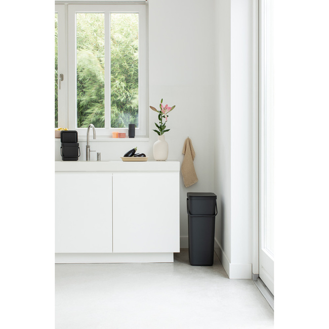 Kosz Sort&Go, 40L, szary - Brabantia