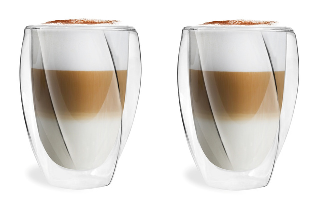 Zestaw 2 Szklanek Z Podwójną Ścianką Cristallo 300 Ml - Vialli Design