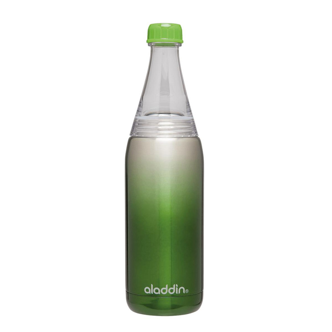 Butelka Fresco Twist&Go stal nierdzewna - zielona - 0,6L Aladdin