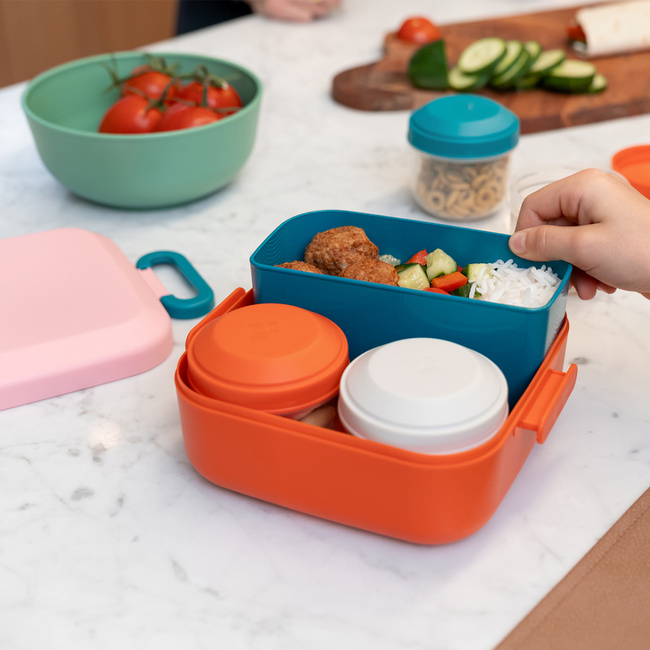 Lunchboxy dla dzieci Rikko Poppy Flamingo Ladybug - Amuse