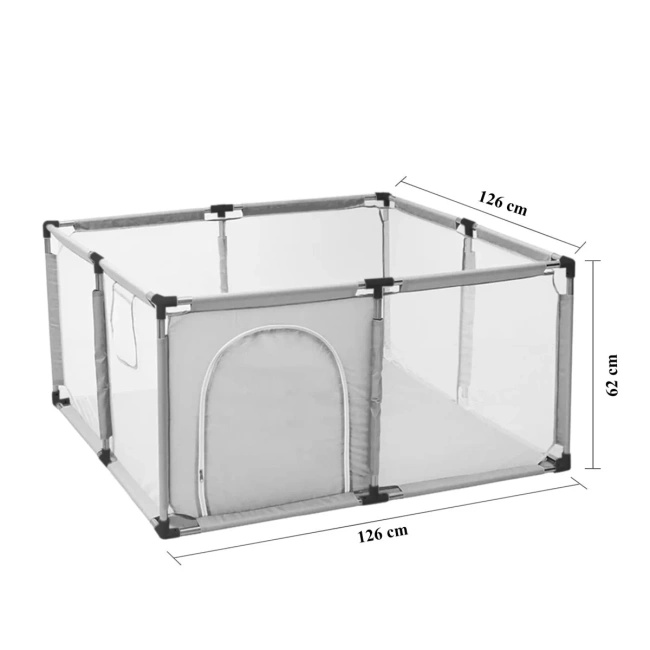 Extralink Kids | Kojec dziecięcy | plac zabaw suchy basen dla dzieci składany 126x126cm piłki k-458