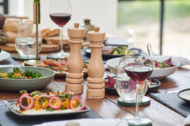 Młynek do pieprzu London natural beech 18 cm - Cole&mason