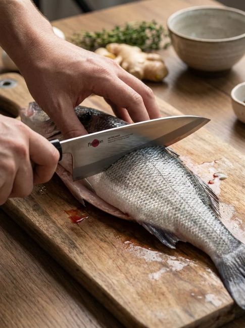 Fissman Kensei Hanzo Nóż Kuchenny Deba 18 cm