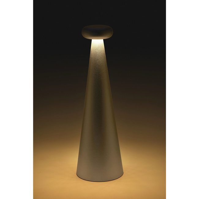 Lampa stołowa, Szara Bedin - Alessi