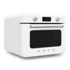 Smeg - Piekarnik nablatowy z funkcją pary COF01WHEU 50's Style - White