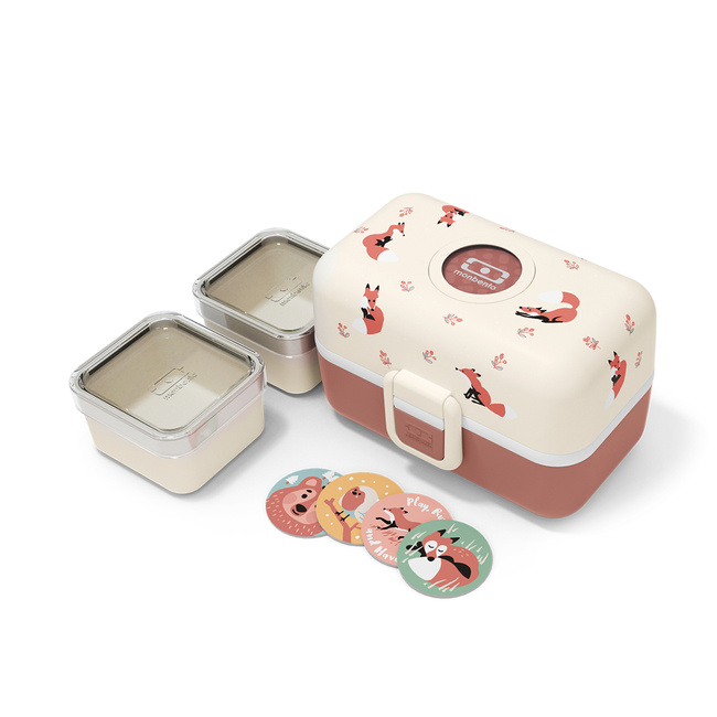 Monbento Gift Box Dla Dzieci - Mb Trésor + Mb Positive S - Fox