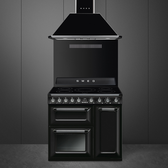 Smeg - Kuchnia wolnost., 90cm, Victoria, czarny Tr93ibl2 Victoria