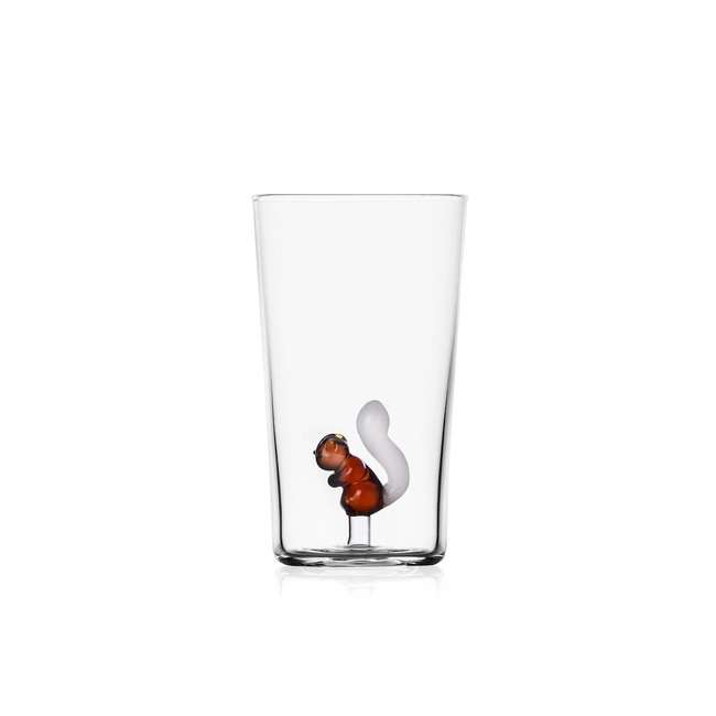 Szklanki longdrink z wiewiórką 13 cm - Ichendorf Milano