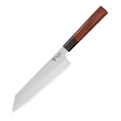 Noże szefa kuchni Santoku Dan Woo Tamahagane 67 HRC