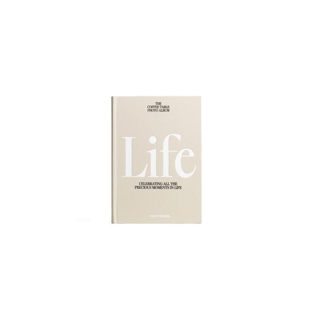 Album na zdjęcia Printworks Life w formie książki, beżowy
