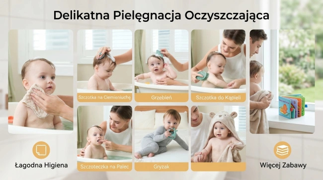 Zestaw pielęgnacyjny dla niemowląt Momcozy All-in-1 Elite Baby Kit z aspiratorem i trymerem